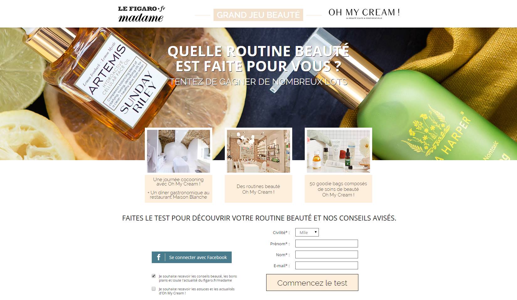 Jeu-concours premium